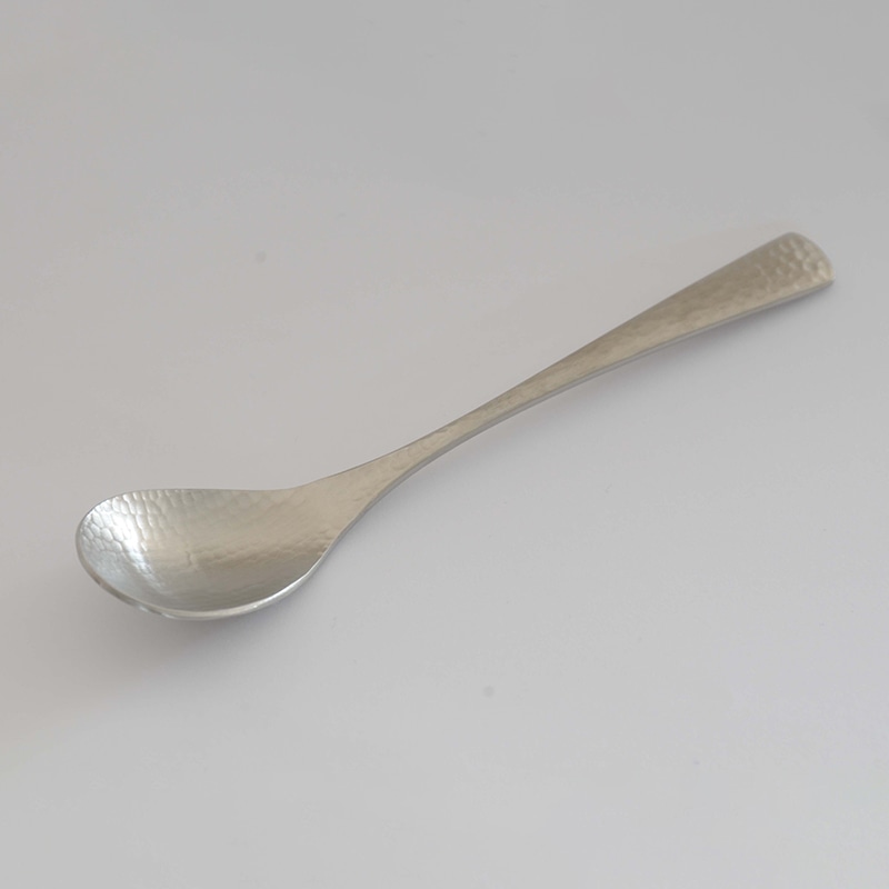 18-8 和味 槌目入 ティースプーン 1個(ご注文単位1個)【直送品】