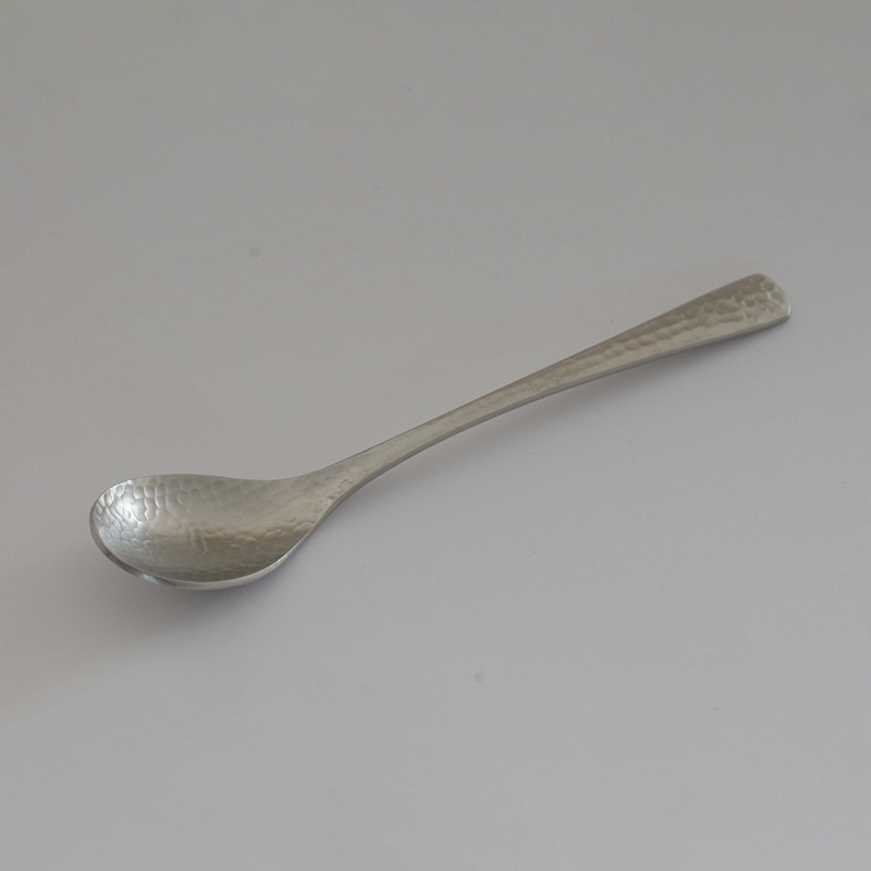 18-8 和味 槌目入 コーヒースプーン 1個(ご注文単位1個)【直送品】