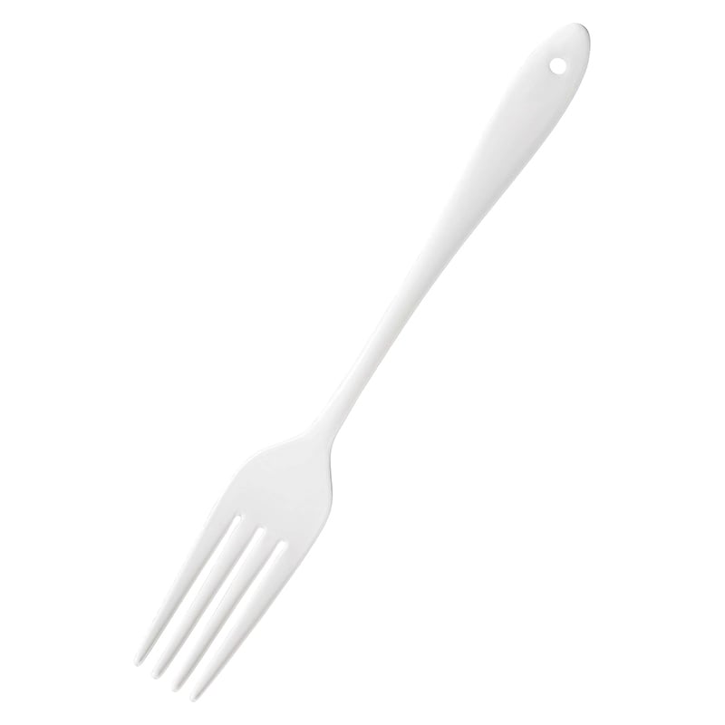 ホーローカトラリー　ナポリ（ホワイト） デザートフォーク  1個（ご注文単位1個）【直送品】