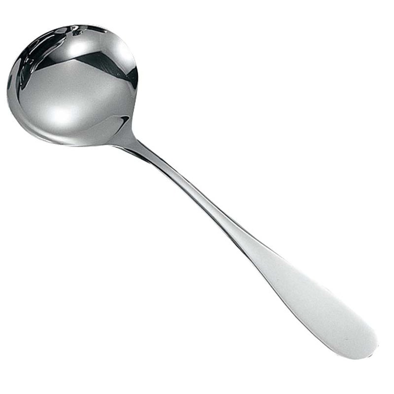 ワダコーポレーション 18-8 共柄 卓上お玉 穴無(フック無) 1個(ご注文単位1個)【直送品】