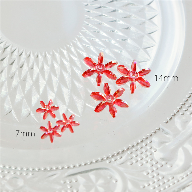 島村 フラワービーズ 200個入り デラックスDX 7mm MIX ASH-FL7-MIX 1袋(ご注文単位1袋)【直送品】