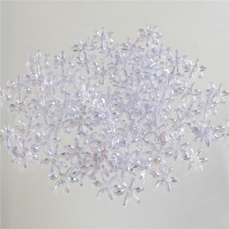 島村 フラワービーズ 200個入り デラックスDX 7mm ライトパープル ASH-FL7-9 1袋(ご注文単位1袋)【直送品】