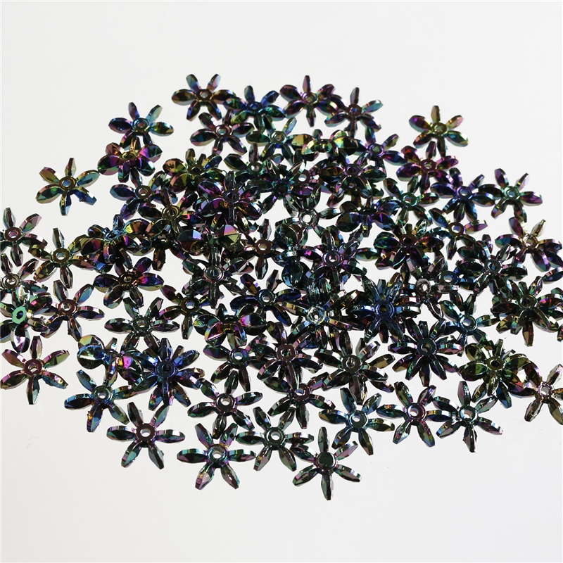 島村 フラワービーズ 200個入り デラックスDX 7mm 玉虫色 ASH-FL7-10 1袋(ご注文単位1袋)【直送品】