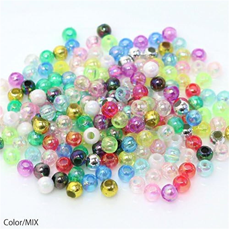 島村 丸ビーズ 200個入り DX 4mm ショッキングピンク ASH-DX4M-3 1袋(ご注文単位1袋)【直送品】