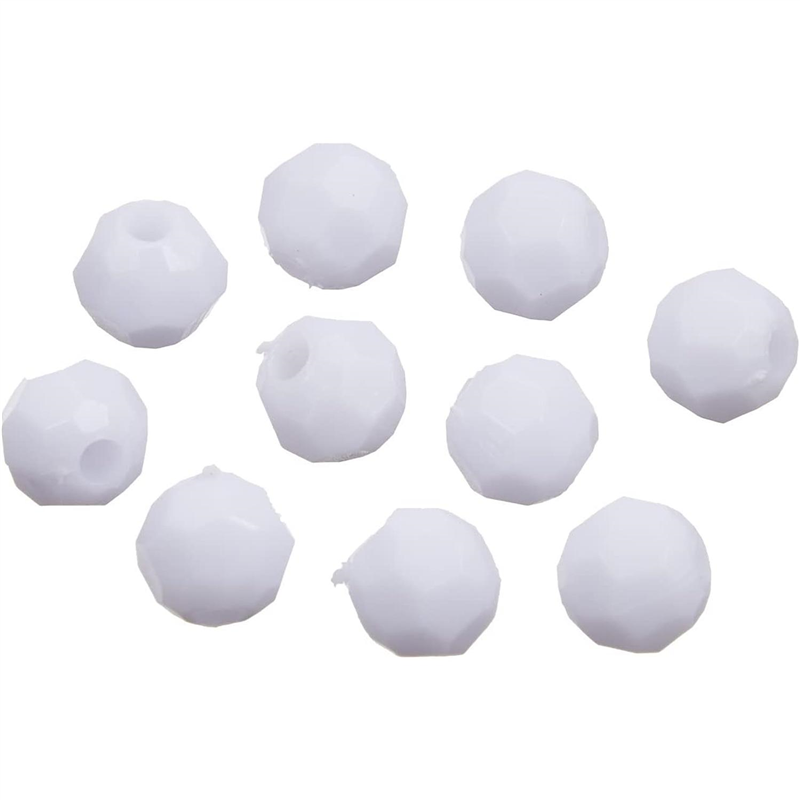 島村 カットビーズ 200個入り ST 6mm ホワイト ASH-ST6C-9 1袋（ご注文単位1袋）【直送品】