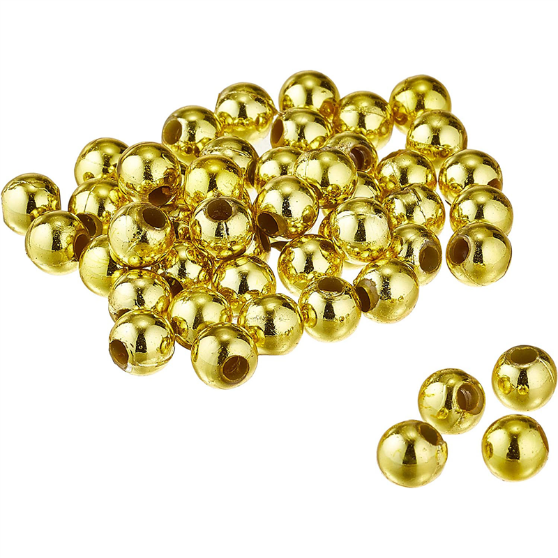 島村 丸ビーズ 200個入り デラックスDX 6mm ゴールド ASH-DX6M-G 1袋（ご注文単位1袋）【直送品】