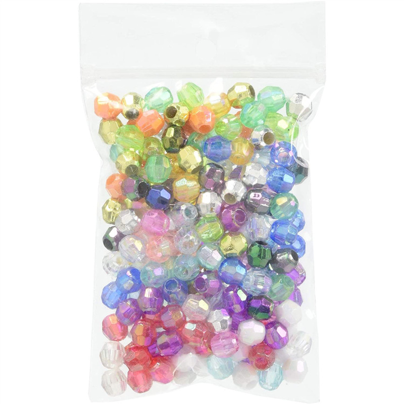 島村 カットビーズ 200個入り デラックスDX 8mm MIX ASH-DX8C-MIX 1袋（ご注文単位1袋）【直送品】