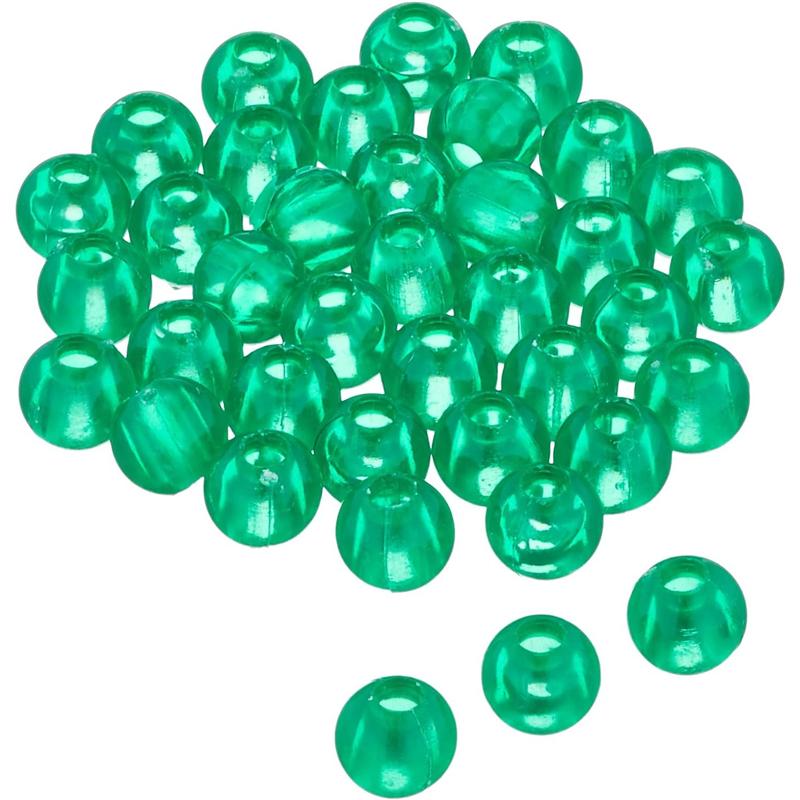 島村 丸ビーズ 200個入り ST8mm グリーン ASH-ST8M-8 1袋（ご注文単位1袋）【直送品】