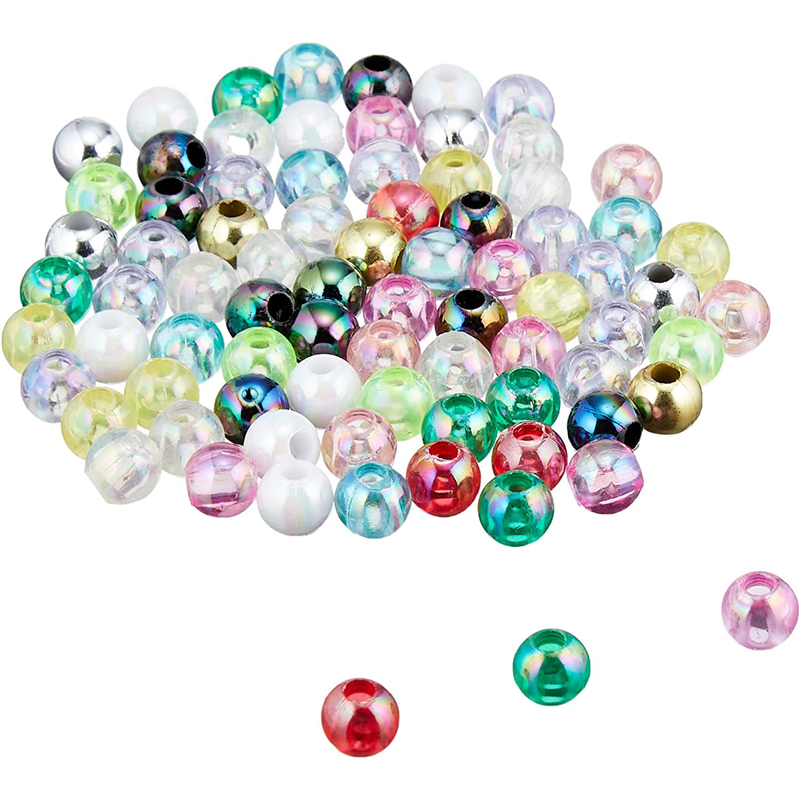 島村 丸ビーズ 200個入り デラックスDX 8mm MIX ASH-DX8M-MIX 1袋（ご注文単位1袋）【直送品】