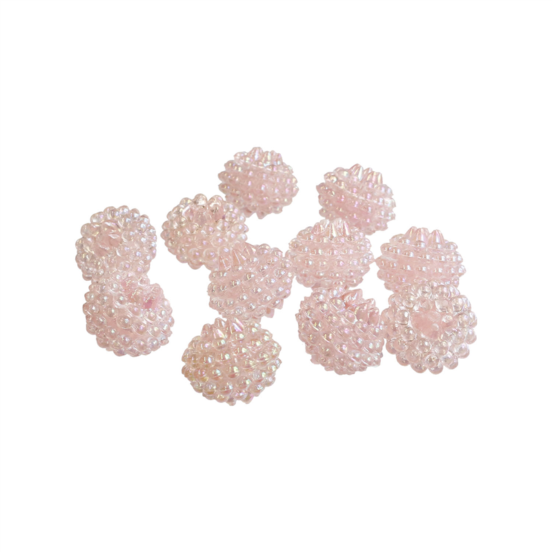 島村 ベリービーズ 20個入り DX 15mm ピンク ASH-BL15-2 1袋（ご注文単位1袋）【直送品】