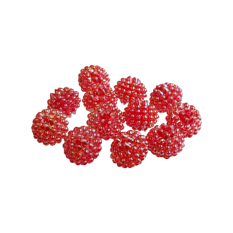 島村 ベリービーズ 20個入り DX 15mm レッド ASH-BL15-4 1袋（ご注文単位1袋）【直送品】