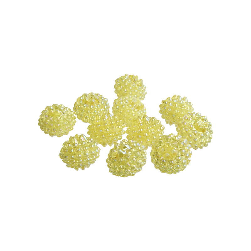島村 ベリービーズ 20個入り DX 15mm イエロー ASH-BL15-12 1袋（ご注文単位1袋）【直送品】