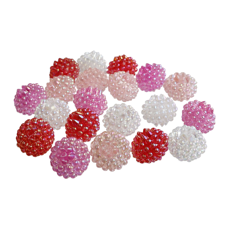 島村 ベリービーズ 20個入り DX 15mm ピンク・レッド系 ASH-BL15-M2 1袋（ご注文単位1袋）【直送品】