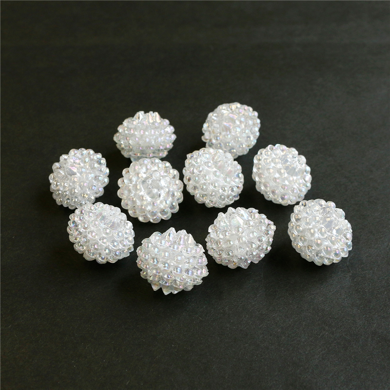 島村 ベリービーズ 30個入り DX 10mm オーロラ クリア ASH-BL10-1 1袋（ご注文単位1袋）【直送品】