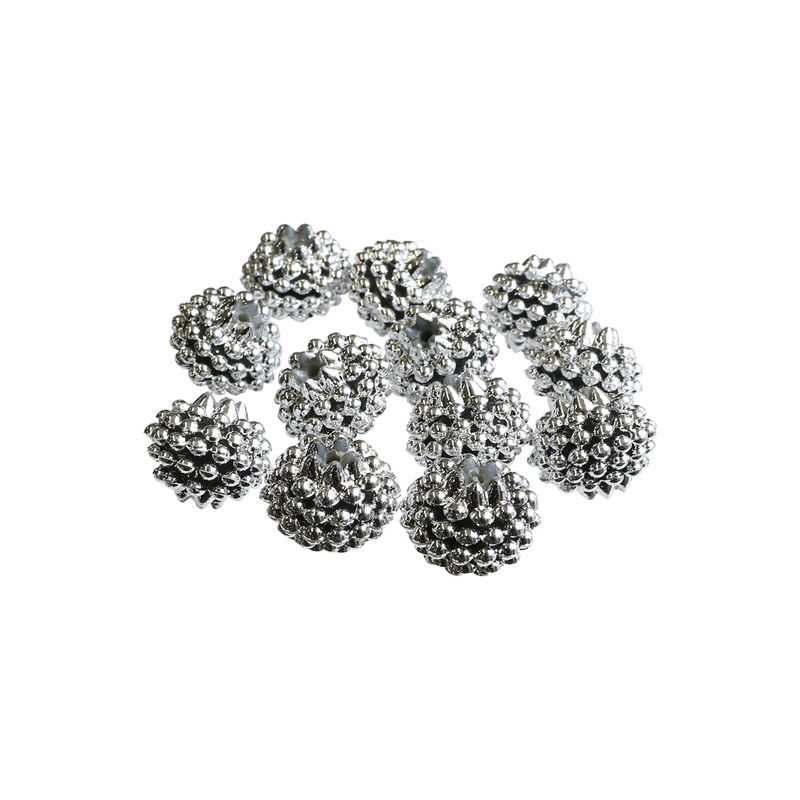 島村 ベリービーズ 50個入り DX 8mm シルバー ASH-BL8-S 1袋（ご注文単位1袋）【直送品】