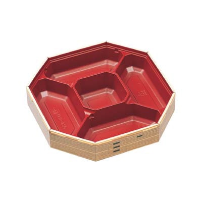 エフピコ 折箱弁当容器 本体 WUかん合-820 わっぱ 15枚/袋(ご注文単位12袋)【直送品】