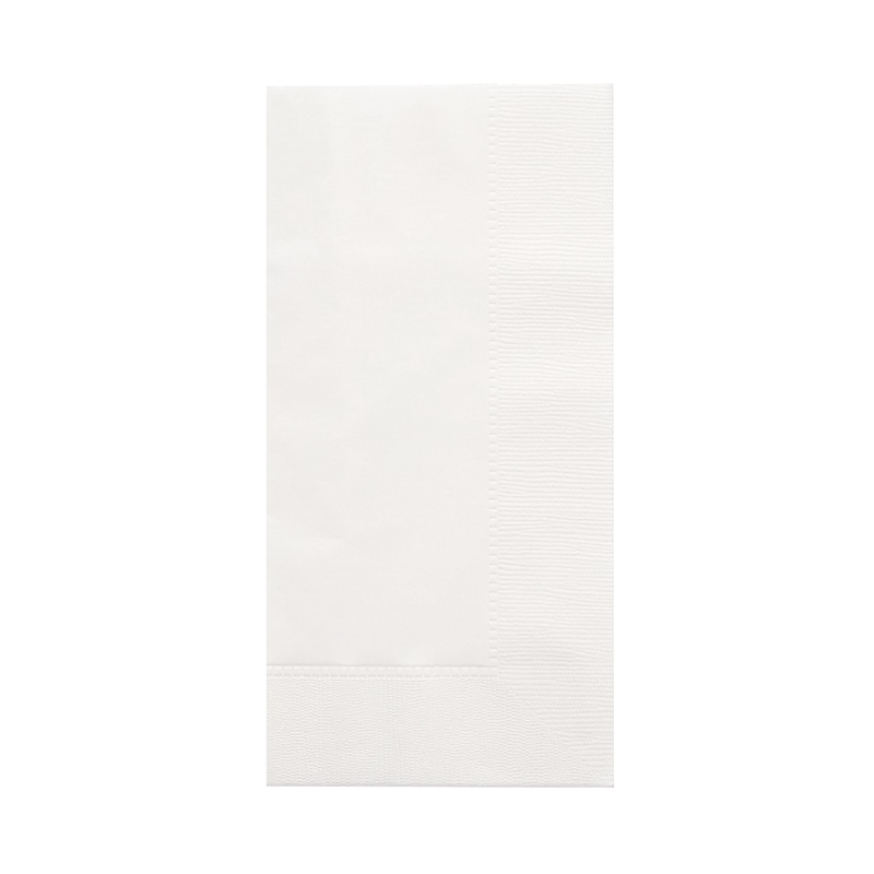 オリエンタル紙業 紙ナプキン 3プライナプキン 8折 約45cm 白無地 40枚/袋