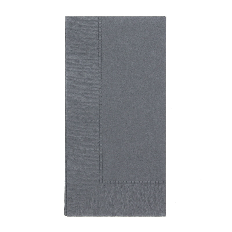 オリエンタル紙業 カラー紙ナプキン 2プライナプキン 8折 約45cm キャビア 50枚/袋