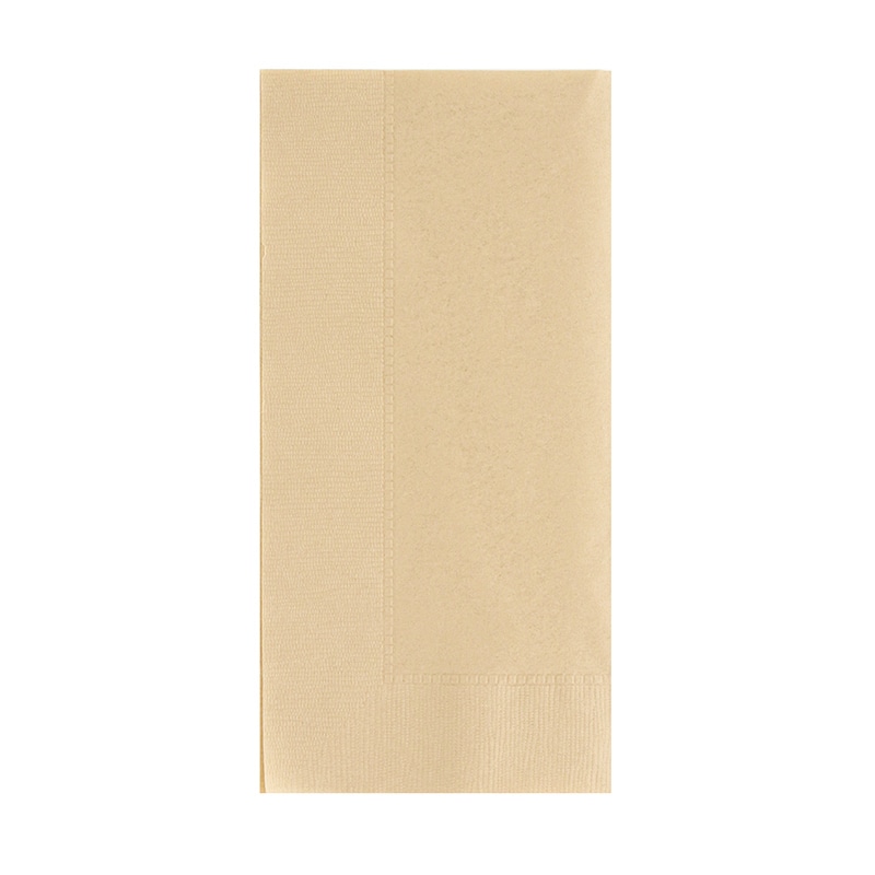 オリエンタル紙業 紙ナプキン テイスティーカラー 2プライ 445mm角 8折 LUC-28 カフェオレ 50枚/袋（ご注文単位40袋）【直送品】