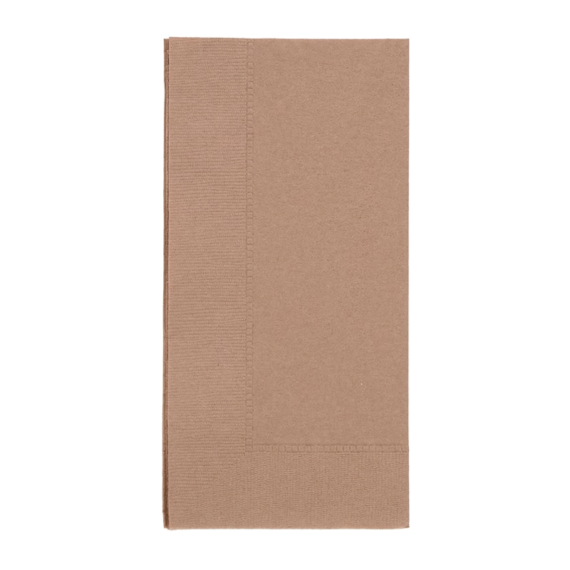 オリエンタル紙業 カラー紙ナプキン 2プライナプキン 8折 約45cm クレーグレー 50枚/袋