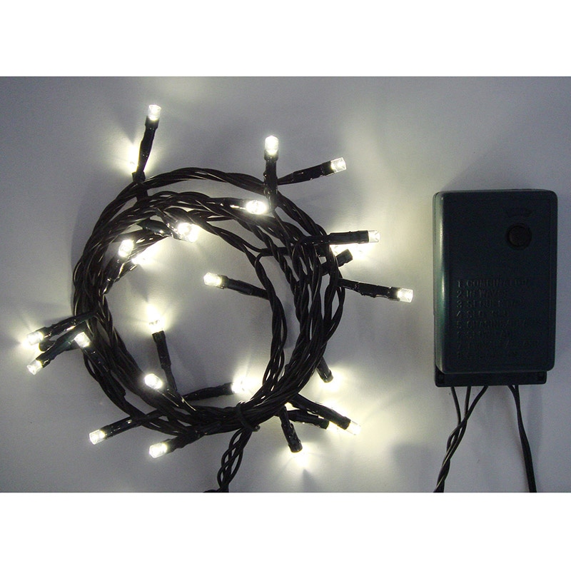 コロナ産業 室内用30球ストレートライト　アダプター付 電球色　緑コード SHG30D 1個（ご注文単位1個）【直送品】