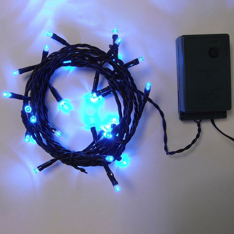 コロナ産業 室内用30球ストレートライト　アダプター付 青色球　緑コード SHG30B 1個（ご注文単位1個）【直送品】