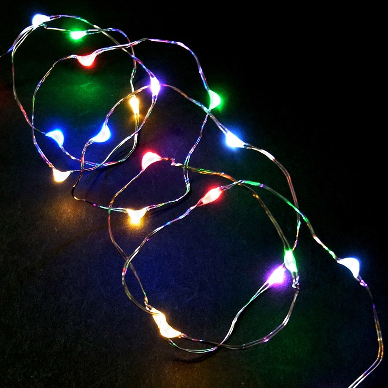 コロナ産業 ジュエリーライト　電池式　20球 7色ミックス　シルバーコード JE20MIX 1個（ご注文単位1個）【直送品】