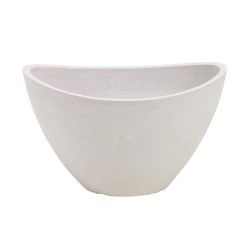 SG Wonder zone SPエコポット 舟型L ホワイトストーン 150-005W 1個（ご注文単位1個）【直送品】