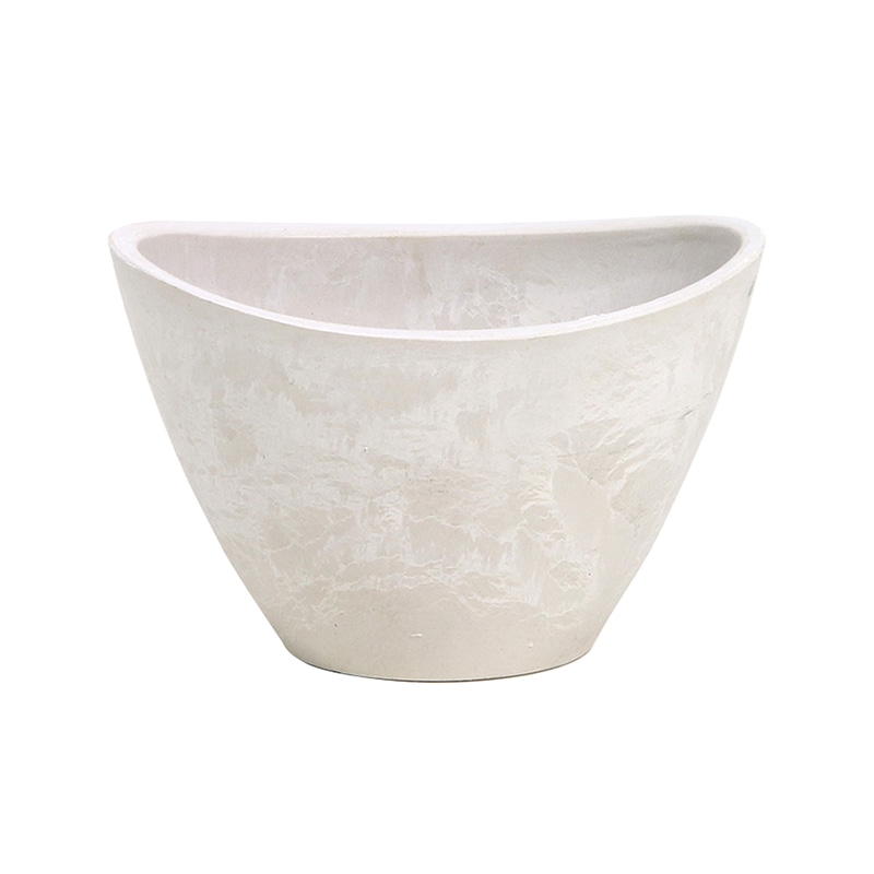 SG Wonder zone SPエコポット 舟型ミニ ホワイトストーン 150-019W 1個（ご注文単位6個）【直送品】