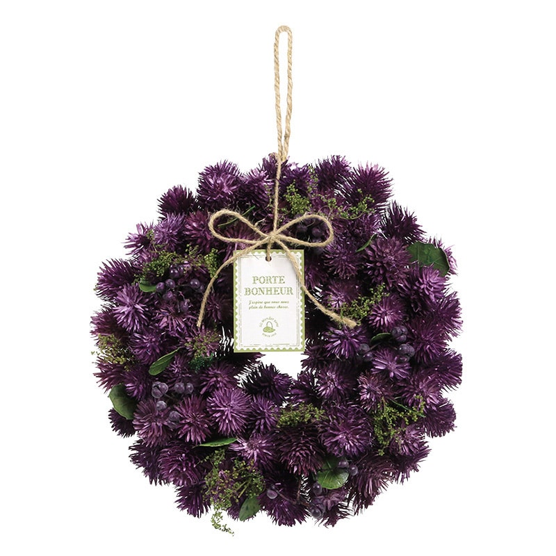 SG Wonder zone 完成リース φ24cm ブルーベリー 660-017 1個(ご注文単位1個)【直送品】