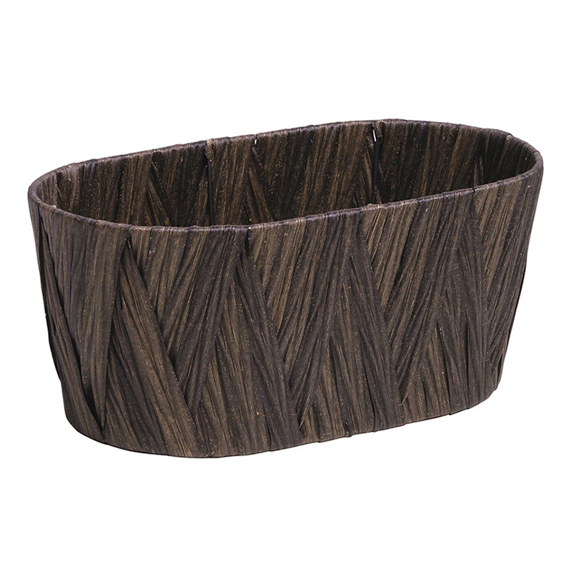 SG Wonder zone PEクロス編み 連鉢4号用 ダークブラウン 560-40WB 1個(ご注文単位1個)【直送品】