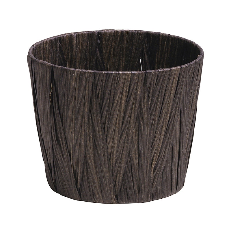 SG Wonder zone PEクロス編み 駄温鉢6号用 ダークブラウン 560-60DB 1個(ご注文単位1個)【直送品】