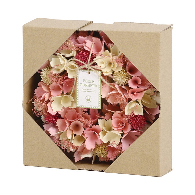 SG Wonder zone 完成リース φ24cm ピンク 660-032 1個(ご注文単位1個)【直送品】