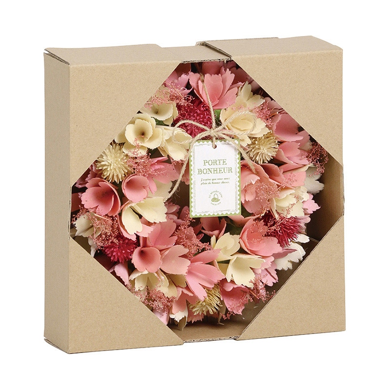 SG Wonder zone 完成リース φ24cm ピンク 660-032 1個(ご注文単位1個)【直送品】