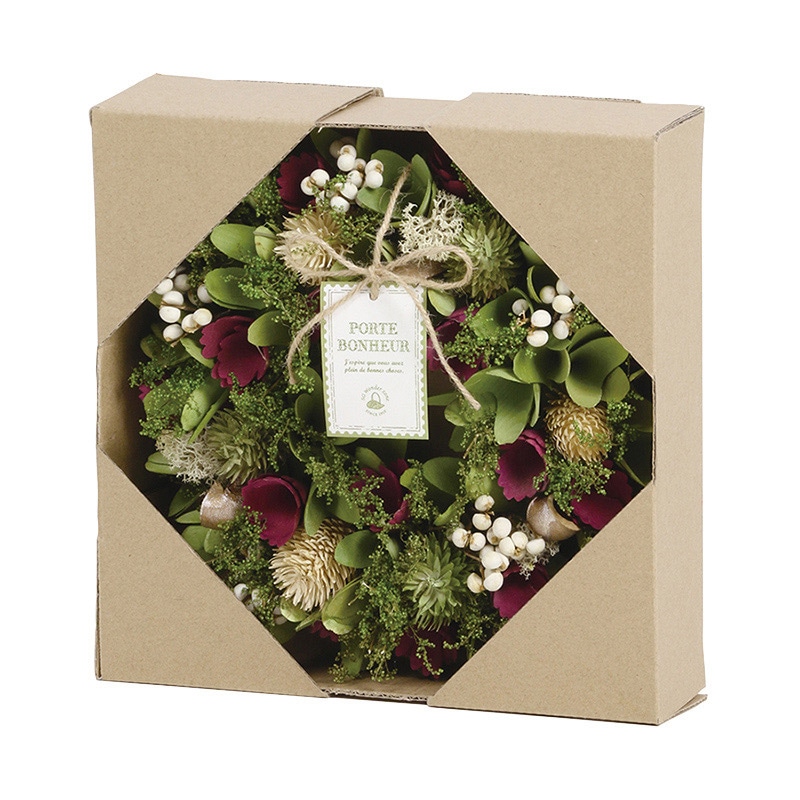 SG Wonder zone 完成リース φ24cm グリーン 660-033 1個(ご注文単位1個)【直送品】