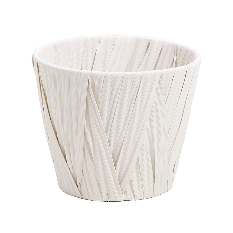 SG Wonder zone PEクロス編み 駄温鉢4号用 ホワイト 560-40DW 1個（ご注文単位1個）【直送品】