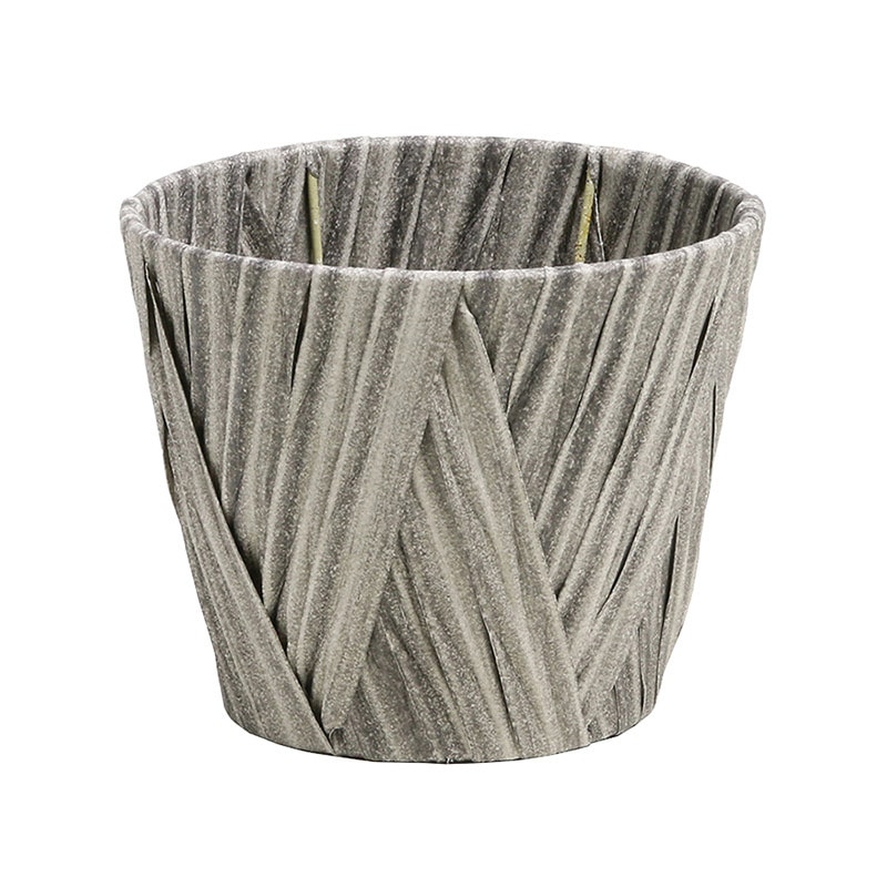 SG Wonder zone PEクロス編み 駄温鉢4号用 グレー 560-40DG 1個(ご注文単位1個)【直送品】