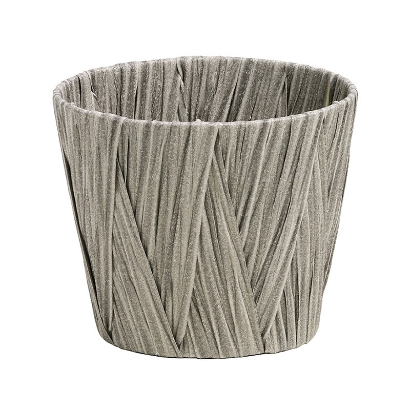 SG Wonder zone PEクロス編み 駄温鉢5号用 グレー 560-50DG 1個(ご注文単位1個)【直送品】