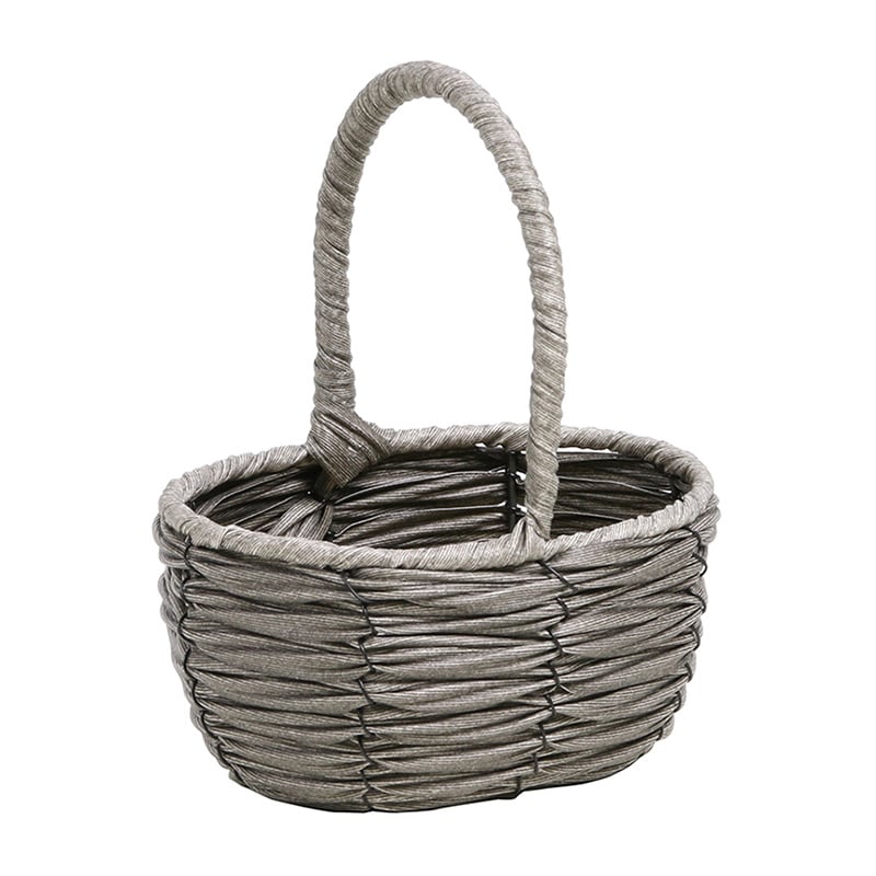 SG Wonder zone PE手付きバスケットL グレー 562-001G 1個(ご注文単位1個)【直送品】