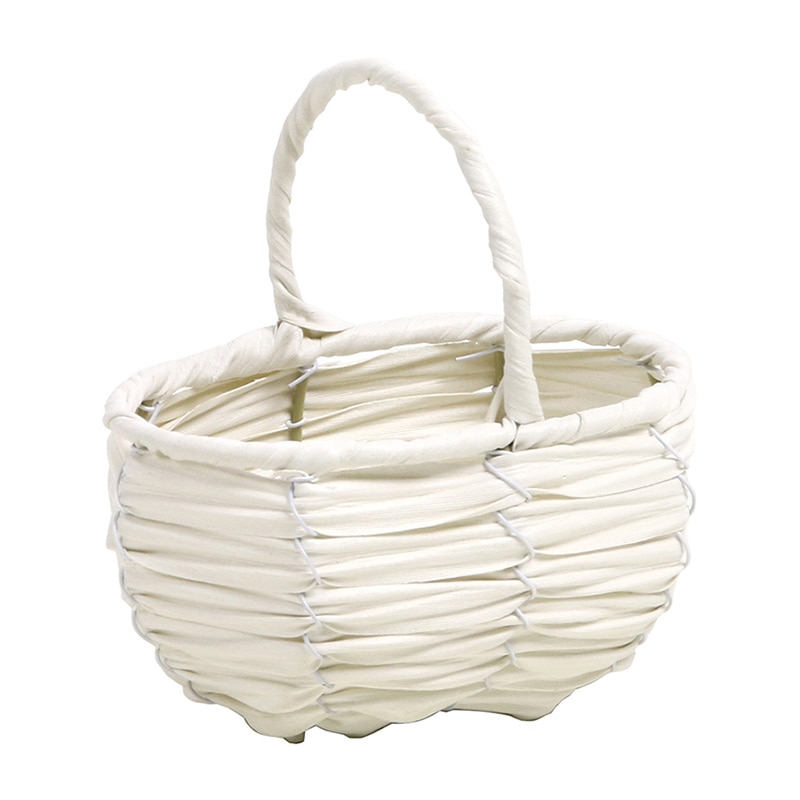 SG Wonder zone PE手付きバスケットS ホワイト 562-002W 1個（ご注文単位1個）【直送品】