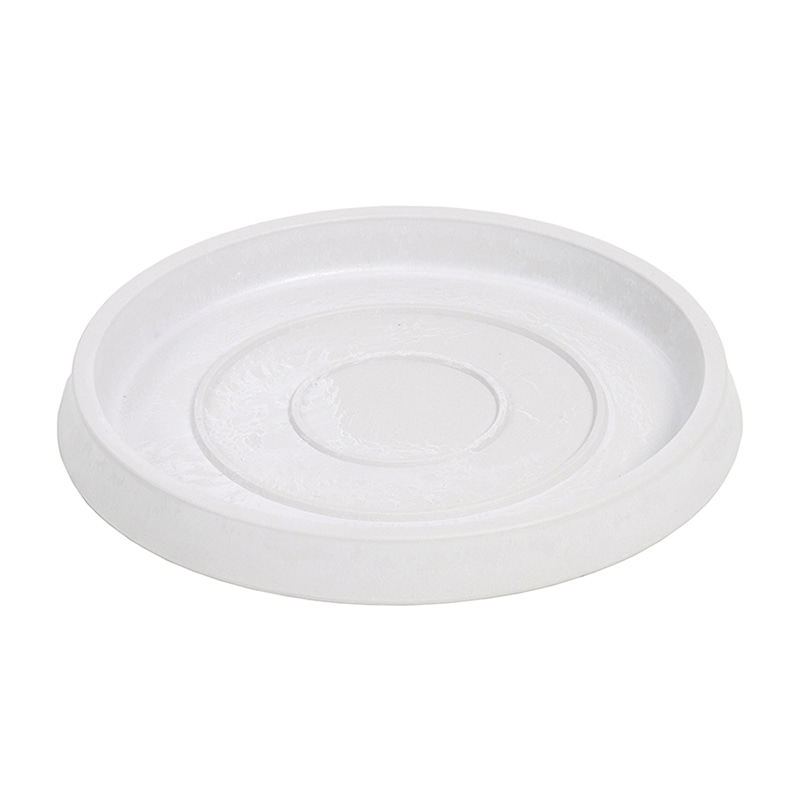 SG Wonder zone SPエコポット ソーサーL ホワイトストーン 150-035W 1個(ご注文単位1個)【直送品】