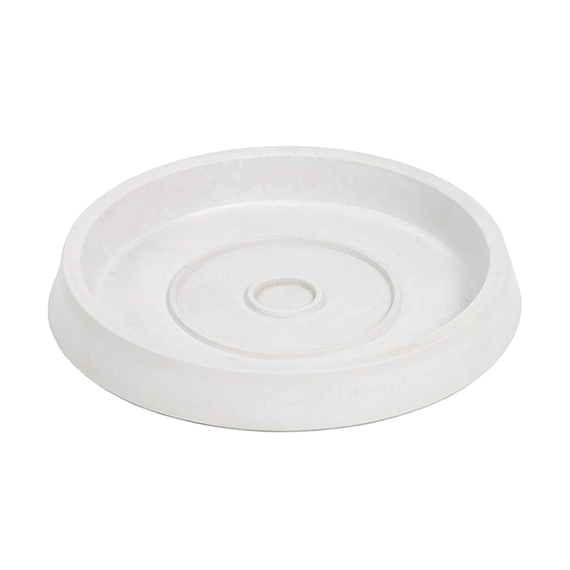 SG Wonder zone SPエコポット ソーサーM ホワイトストーン 150-036W 1個(ご注文単位1個)【直送品】