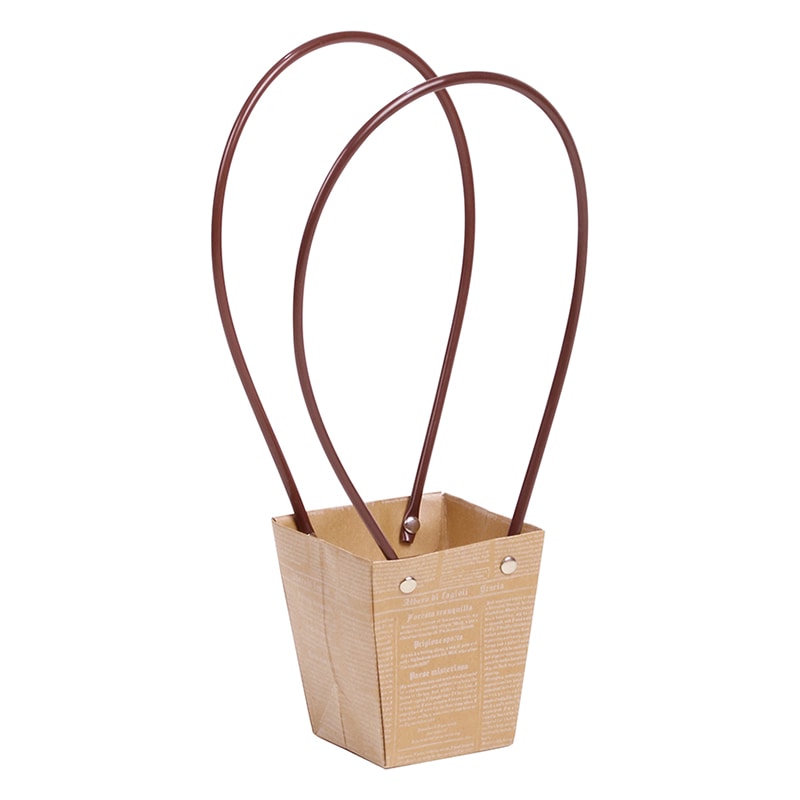 SG Wonder zone ペーパーバッグ 駄温鉢2.5号用 英字柄 381-014 1個（ご注文単位10個）【直送品】