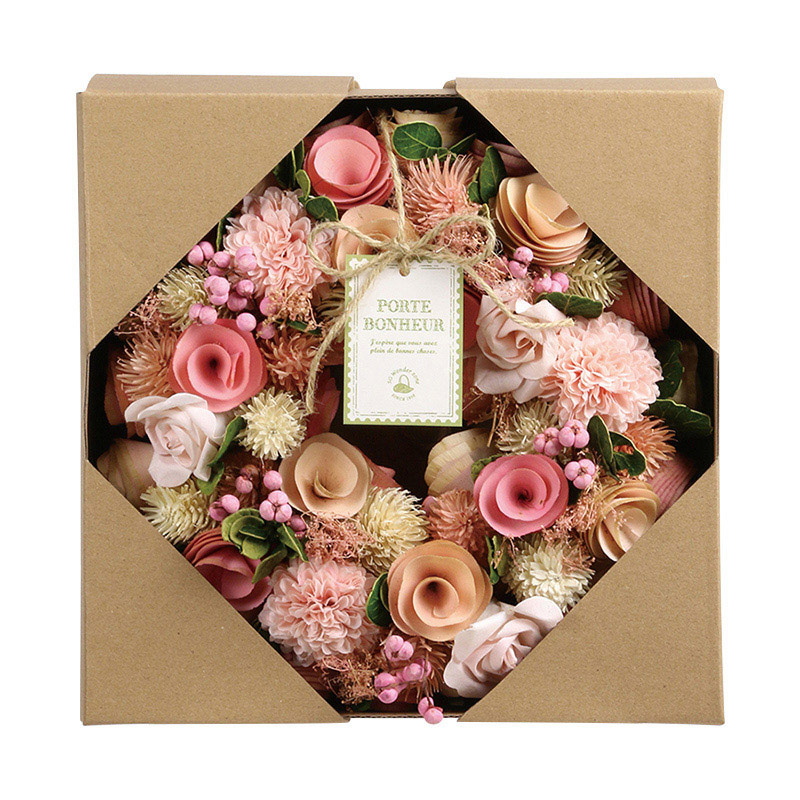 SG Wonder zone 完成リース φ24cm ベビーピンク 660-047 1個(ご注文単位1個)【直送品】