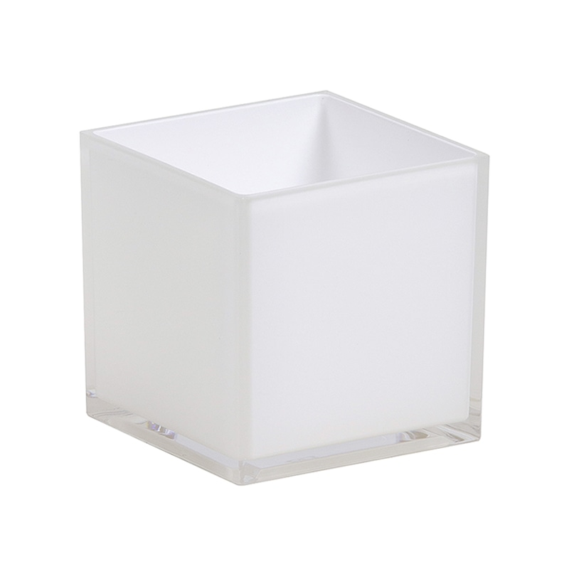 SG Wonder zone クレール アクリルキューブ L ホワイト 154-005W 1個(ご注文単位5個)【直送品】