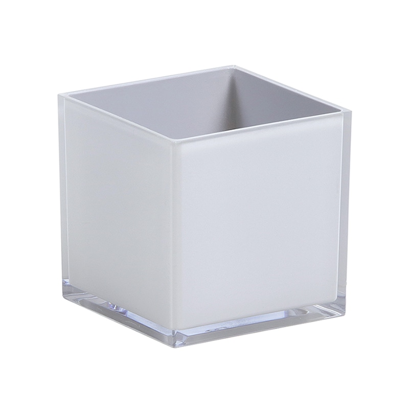 SG Wonder zone クレール アクリルキューブ L グレー 154-005G 1個(ご注文単位5個)【直送品】