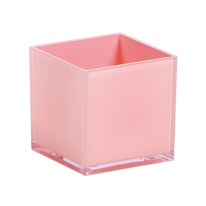 SG Wonder zone クレール アクリルキューブ L ピンク 154-005P 1個(ご注文単位5個)【直送品】