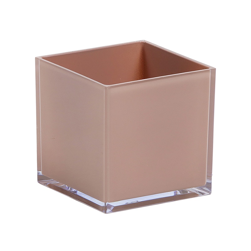 SG Wonder zone クレール アクリルキューブ L ブラウン 154-005B 1個(ご注文単位5個)【直送品】