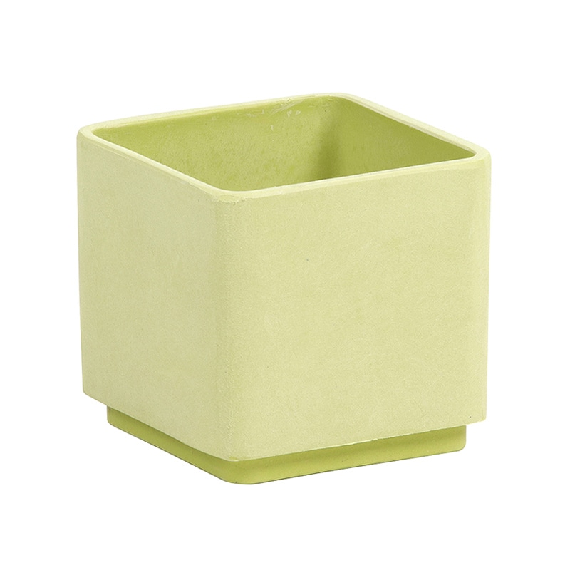 SG Wonder zone SPエコポット キューブ ライムグリーン 150-038LG 1個（ご注文単位1個）【直送品】