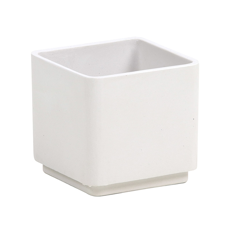 SG Wonder zone SPエコポット キューブ ホワイトストーン 150-038W 1個（ご注文単位1個）【直送品】